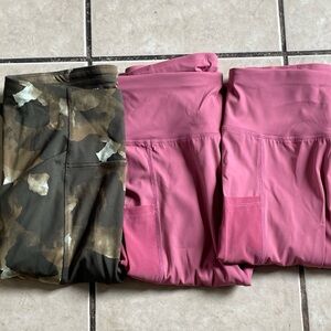 Bundle of Three MEDIUM Yoga Leggings